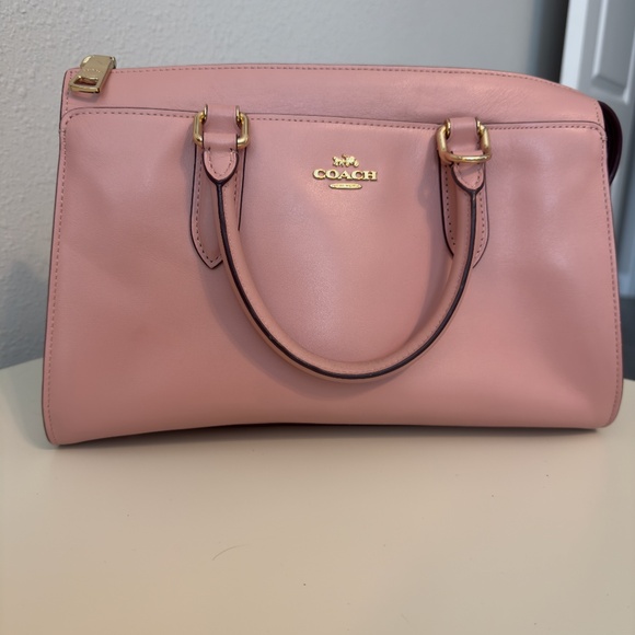 EUC Selena Gomez Coach Purse with bowtie charm - Picture 2 of 10